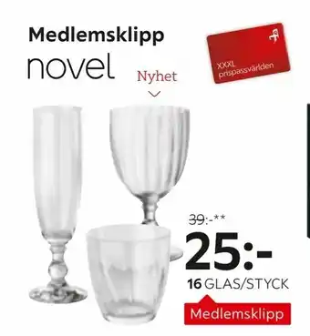 XXXLutz Glasserie 'Georgia', Rödvinsglas, Glas för mousserande viner, Dricksglas Glasserie erbjuda