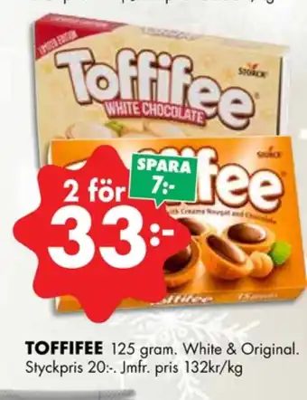 ÖoB Toffifee chokladask erbjuda