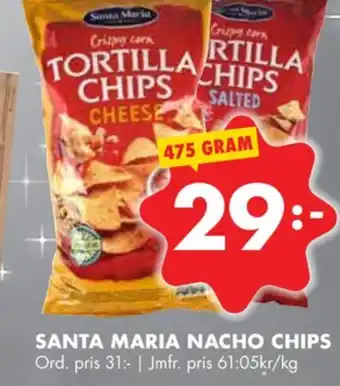 ÖoB Santa maria tortillachips erbjuda