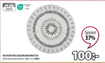 JYSK Munkfors badrumsmatta erbjuda