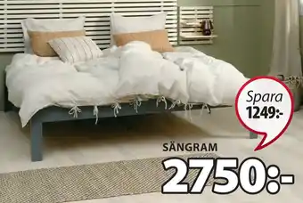 JYSK Kilden sängram erbjuda