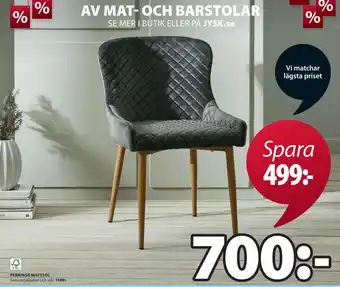 JYSK Pebringe matstol erbjuda
