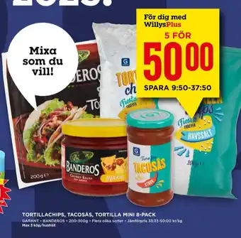 Willys Garant tacosås erbjuda