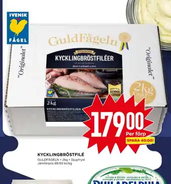 Willys Guldfågeln kycklingbröstfilé erbjuda