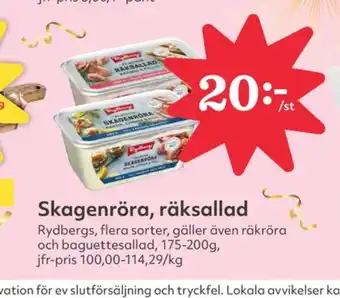 Hemköp Rydbergs röror erbjuda