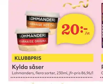 Hemköp Lohmanders såser erbjuda