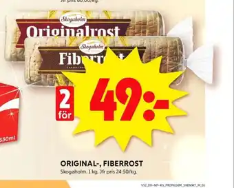 Originalrost toastbröd