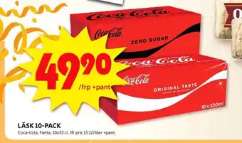 ICA Kvantum Coca cola läskedryck erbjuda