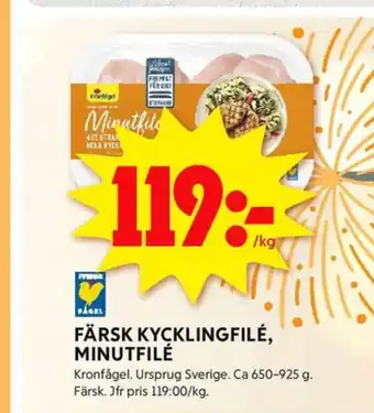 ICA Kvantum Kronfågel kycklingfilé erbjuda