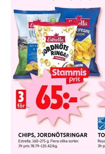 ICA Kvantum Estrella chips erbjuda