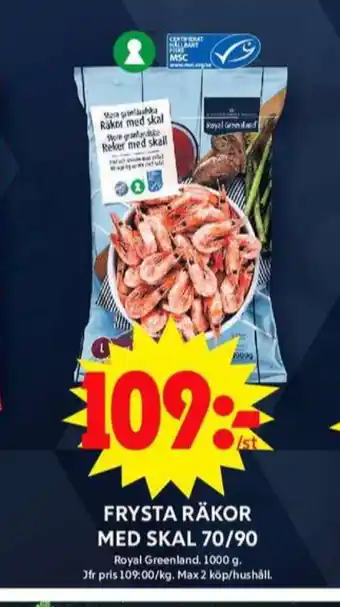ICA Maxi Royal greenland räkor erbjuda