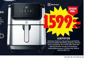 ICA Maxi Electrolux airfryer erbjuda