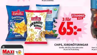 ICA Maxi Estrella chips erbjuda