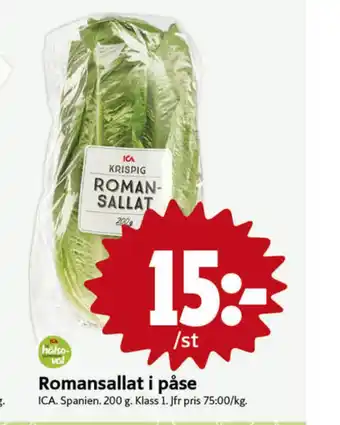 ICA Nära Ica sallat erbjuda