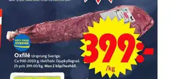 ICA Supermarket Scan oxfilé erbjuda