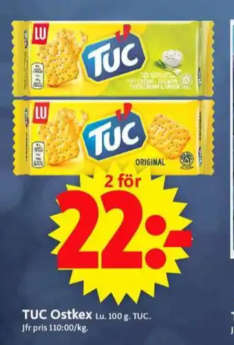 ICA Supermarket Tuc smörgåskex erbjuda