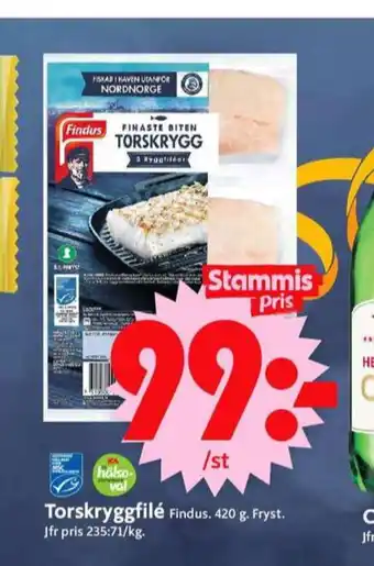 ICA Supermarket Findus torskfilé erbjuda