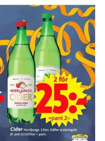 ICA Supermarket Päron cider erbjuda