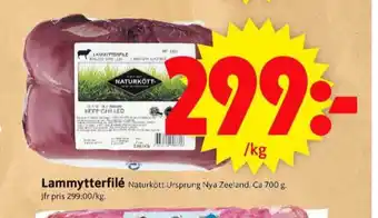 ICA Supermarket Naturkött lammytterfilé erbjuda
