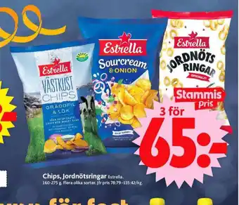 ICA Supermarket Estrella chips erbjuda