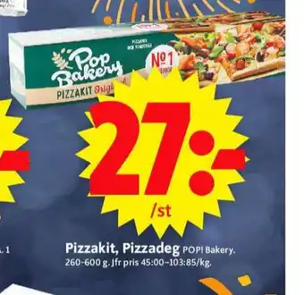 ICA Supermarket Pop pizzadeg erbjuda