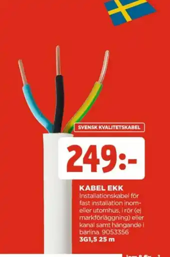 Jem&Fix Kabel erbjuda