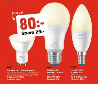 Jem&Fix Wiz Connected LIght LED Lampor erbjuda