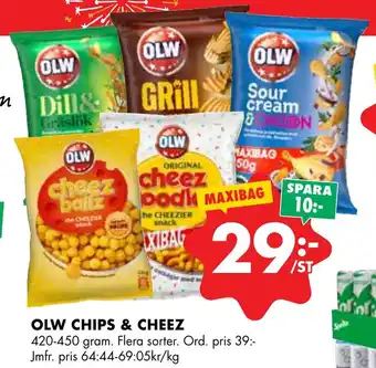 ÖoB OLW CHIPS & CHEEZ erbjuda