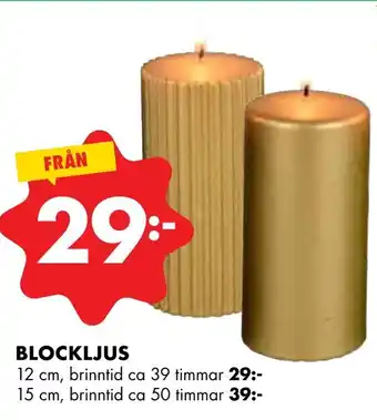 ÖoB BLOCKLJUS erbjuda