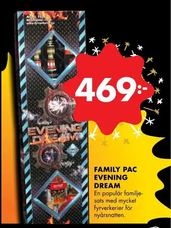 ÖoB FAMILY PAC EVENING DREAM erbjuda