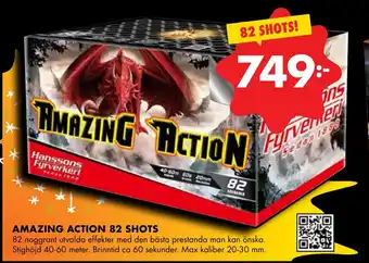 ÖoB AMAZING ACTION 82 SHOTS erbjuda