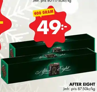 ÖoB AFTER EIGHT erbjuda