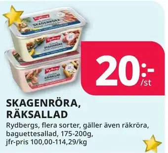 Tempo SKAGENRÖRA, RÄKSALLAD erbjuda