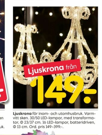 Rusta Ljusdekoration erbjuda