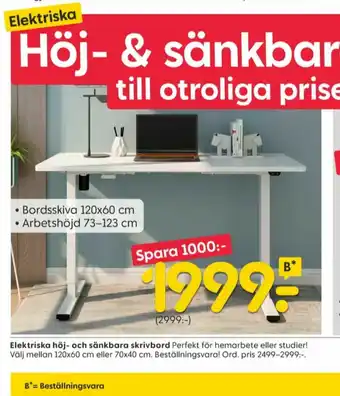 Höj och sänkbord