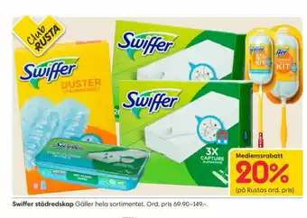 Rusta Swiffer Procent erbjuda