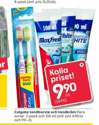 Rusta Colgate Tandborste erbjuda