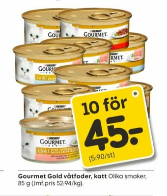 Rusta Gourmet Gold Kattmat erbjuda