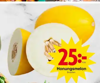 Matöppet Honungsmelon erbjuda