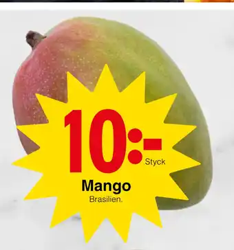 Matöppet Mango erbjuda