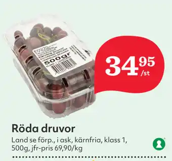 Hemköp Röda druvor erbjuda