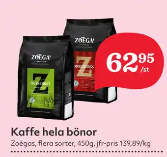 Hemköp Kaffe hela bönor erbjuda