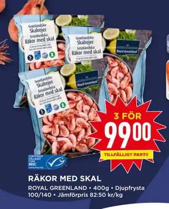 Willys Räkor med skal erbjuda