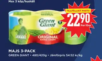 Willys Hemma Majs 3-pack erbjuda