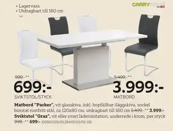 XXXLutz Matbord erbjuda