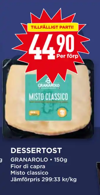 Willys Dessertost erbjuda