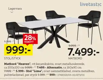 XXXLutz Matbord erbjuda