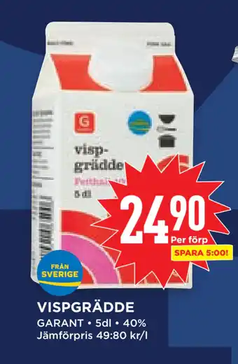 Willys Hemma Vispgrädde erbjuda