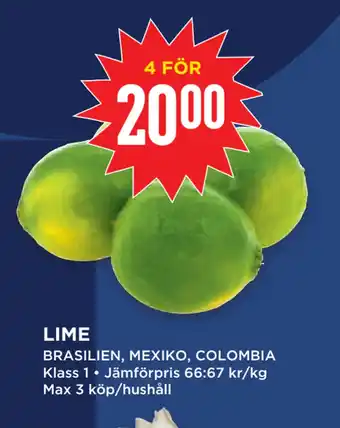 Willys Hemma Lime erbjuda