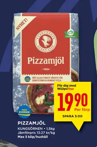 Willys Pizzamjöl erbjuda